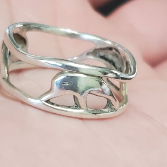 Marsala Company sterling silver dolphin ring size 8.5 - Picture 1 of 10